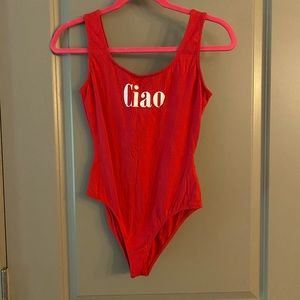 Red Bodysuit